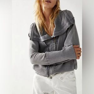 😳NEW FREE PEOPLE HAZEL CARDI/METAL STILETTO